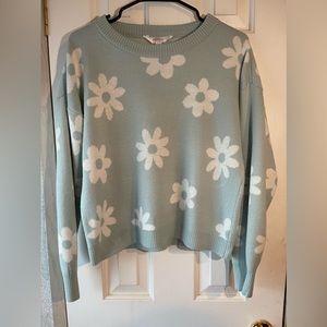 No Boundaries Floral Sweater